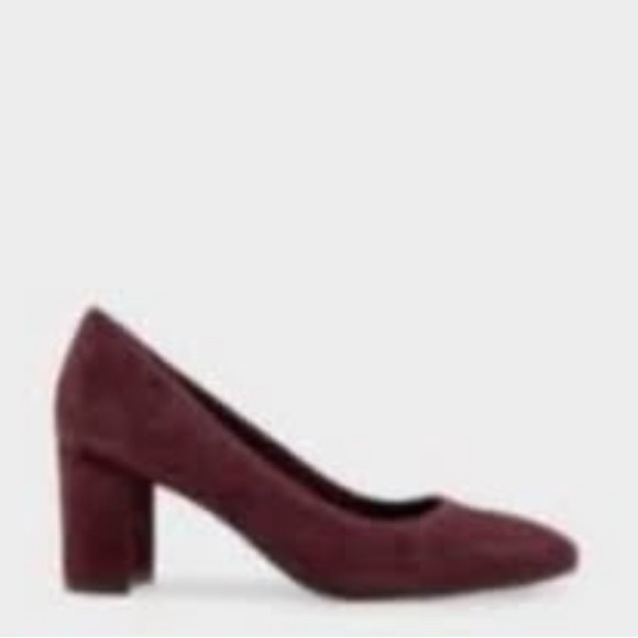 Aerosoles Betsy Deep Aubergine Suede / 7.5 / Medium - Picture 1 of 5